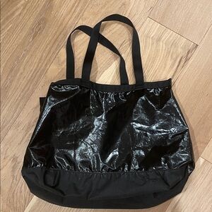 Patagonia Shiny Black Tote Bag
